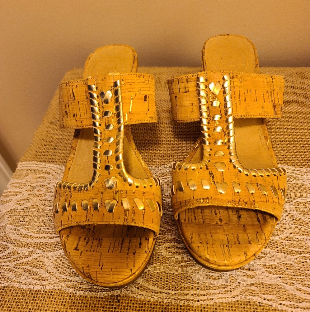 Ladies Jack Rogers wedge sandals
